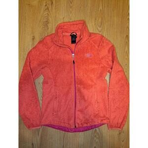 The North Face Fleece Jacket Womens Small Red Full Zip